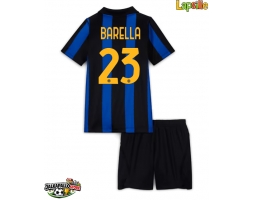 Inter Milan Nicolo Barella #23 Kotipaita Lapsille 2026-27 Lyhythihainen (+ shortsit) Inter Milan Nicolo Barella #23 Kotipaita Lapsille 2026-27 Lyhythihainen (+ shortsit)